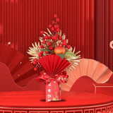 Maxbell Chinese New Year Decorations Lucky Tree Ornament Adornment for Living Room Height 30cm