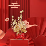 Maxbell Chinese New Year Decorations Lucky Tree Ornament Adornment for Living Room Height 23cm