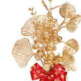 Maxbell Chinese New Year Decorations Lucky Tree Ornament Adornment for Living Room Height 33cm