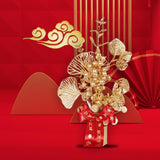 Maxbell Chinese New Year Decorations Lucky Tree Ornament Adornment for Living Room Height 33cm