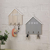 Maxbell Nordic Wall Hook Key Holder Storage Hanger Wall Hanging Decor for Hat Towel Cyan