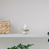 Maxbell Lovely Rabbit Ornament Statue Handmade Resin for Window Living Room Desktop Style E