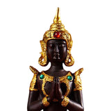 Maxbell Antique Kneeling Buddha Statue Sculpture living Room Gift Style A