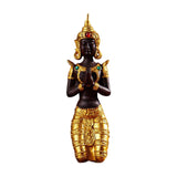Maxbell Antique Kneeling Buddha Statue Sculpture living Room Gift Style A