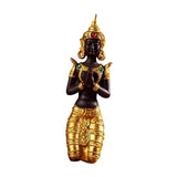 Maxbell Antique Kneeling Buddha Statue Sculpture living Room Gift Style A