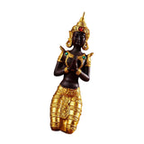 Maxbell Antique Kneeling Buddha Statue Sculpture living Room Gift Style A