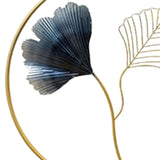 Maxbell 3x Leaves Wall Sculpture Craft Wall Hanging Decoration for Backdrop Office StyleA