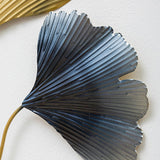 Maxbell 3x Leaves Wall Sculpture Craft Wall Hanging Decoration for Backdrop Office StyleA