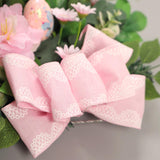 Maxbell Artificial Easter Teardrop Wreath Wall Hanging Swag for Party Garden Decor