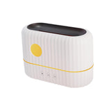 Maxbell Portable Flame Air Humidifier 200ml Essential Oil Diffusers for Office White
