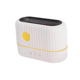 Maxbell Portable Flame Air Humidifier 200ml Essential Oil Diffusers for Office White