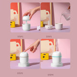 Maxbell Humidifier Aroma Oil Diffuser Bedroom Car Portable USB with Night Lamp White