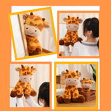 Maxbell Cartoon Deer Plush Doll Comfortable for Cabinet Living Room Home Decorations 25cm