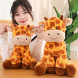 Maxbell Cartoon Deer Plush Doll Comfortable for Cabinet Living Room Home Decorations 25cm