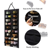 Maxbell Hair Clips Storage Hanger Headband Holder Hair Bows Wall Women Girls Black