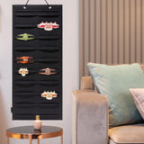 Maxbell Hair Clips Storage Hanger Headband Holder Hair Bows Wall Women Girls Black