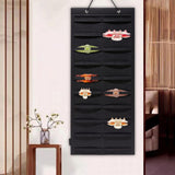 Maxbell Hair Clips Storage Hanger Headband Holder Hair Bows Wall Women Girls Black