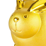 Maxbell Lucky Rabbit Money Bank Change Container for Festival Cabinet Tabletop 20cmx15cmx13cm