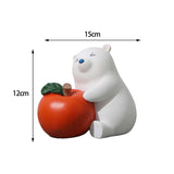 Maxbell Chinese New Year Animal Sculpture Ornament Cute decor Cabinet Bear