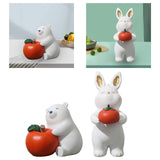 Maxbell Chinese New Year Animal Sculpture Ornament Cute decor Cabinet Bear