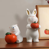 Maxbell Chinese New Year Animal Sculpture Ornament Cute decor Cabinet Bear