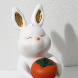 Maxbell Chinese New Year Animal Sculpture Ornament Cute decor Cabinet Rabbit