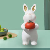 Maxbell Chinese New Year Animal Sculpture Ornament Cute decor Cabinet Rabbit