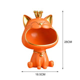 Maxbell Nordic Cat Figurine Candy Crafts Organizer Storage Box for Desktop Ornament