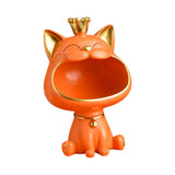Maxbell Nordic Cat Figurine Candy Crafts Organizer Storage Box for Desktop Ornament