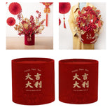 Maxbell Chinese New Year Vase Table Centerpiece Ornaments for Spring Festival Indoor Auspicious