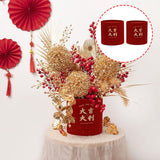 Maxbell Chinese New Year Vase Table Centerpiece Ornaments for Spring Festival Indoor Auspicious