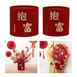 Maxbell Chinese New Year Vase Table Centerpiece Ornaments for Spring Festival Indoor Rich