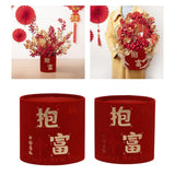 Maxbell Chinese New Year Vase Table Centerpiece Ornaments for Spring Festival Indoor Rich