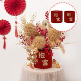 Maxbell Chinese New Year Vase Table Centerpiece Ornaments for Spring Festival Indoor Rich