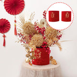 Maxbell Chinese New Year Vase Table Centerpiece Ornaments for Spring Festival Indoor Happy New Year
