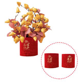 Maxbell Chinese New Year Vase Table Centerpiece Ornaments for Spring Festival Indoor Happy New Year