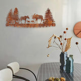 Maxbell Large Deer Wall Art Wall Hanging Decoration Sign Balcony Home Patio