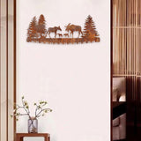 Maxbell Large Deer Wall Art Wall Hanging Decoration Sign Balcony Home Patio