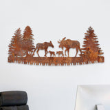 Maxbell Large Deer Wall Art Wall Hanging Decoration Sign Balcony Home Patio