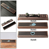 Maxbell Incense Holder Tabletop with Storage Incense Burner for Living Room SPA StyleA