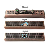 Maxbell Incense Holder Tabletop with Storage Incense Burner for Living Room SPA StyleA