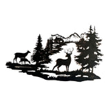 Maxbell Deer Wall Decor Ornament Metal Wall Art for Housewarming Present
