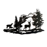 Maxbell Deer Wall Decor Ornament Metal Wall Art for Housewarming Present