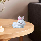 Maxbell Miniature Rabbit Statue Bunny Figurine Sculpture for Table Easter Decoration Style D