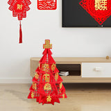 Maxbell Traditional Lucky Tree Ornament with Pendants Decoration for Bedroom Gifts Small