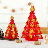 Maxbell Traditional Lucky Tree Ornament with Pendants Decoration for Bedroom Gifts Large