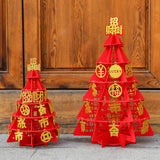 Maxbell Traditional Lucky Tree Ornament with Pendants Decoration for Bedroom Gifts Large