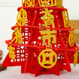 Maxbell Traditional Lucky Tree Ornament with Pendants Decoration for Bedroom Gifts Large