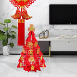 Maxbell Traditional Lucky Tree Ornament with Pendants Decoration for Bedroom Gifts Large