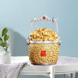 Maxbell Ingots Bucket Sculpture Decoration Cornucopia Statue for Tabletop Office